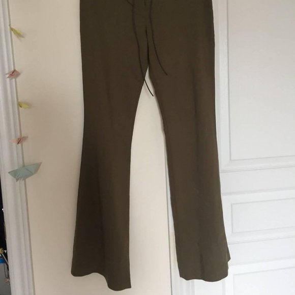 Olive Green Flare Pants - L (but M in US sizing? Pls read) - Picture 2 of 9